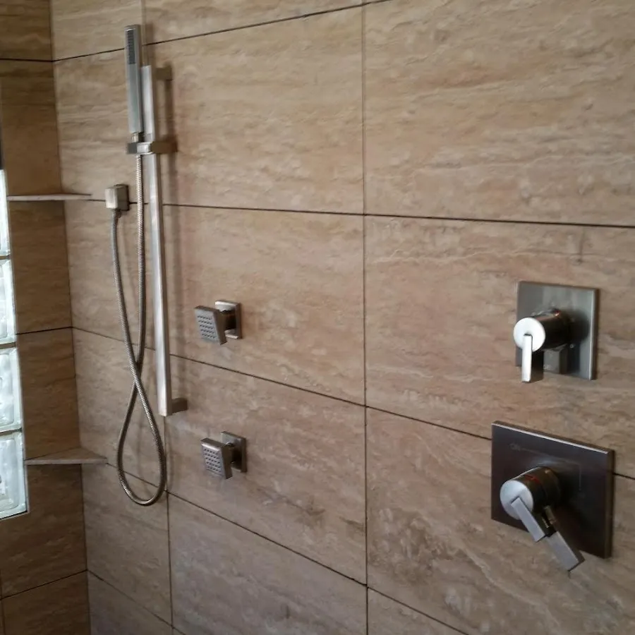 Shower fixture installation for Water Heater Replacement in Lyons